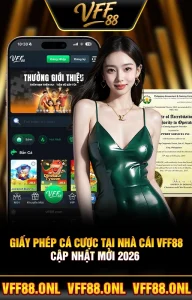 Giấy Phép Cá Cược Tại Nhà Cái VFF88 Chi Tiết Nhất 2026 