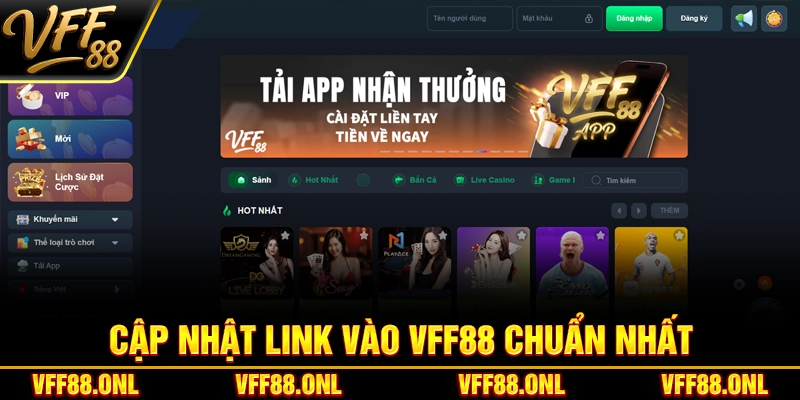 Cập nhật link vào VFF88 chuẩn nhất