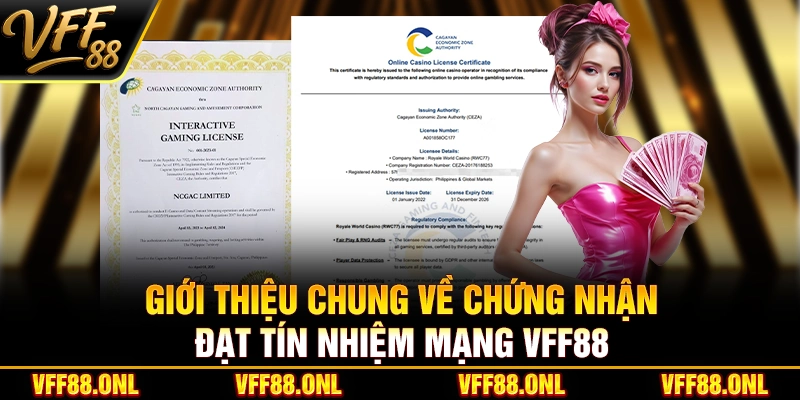 Giới thiệu chung về chứng nhận đạt tín nhiệm mạng VFF88