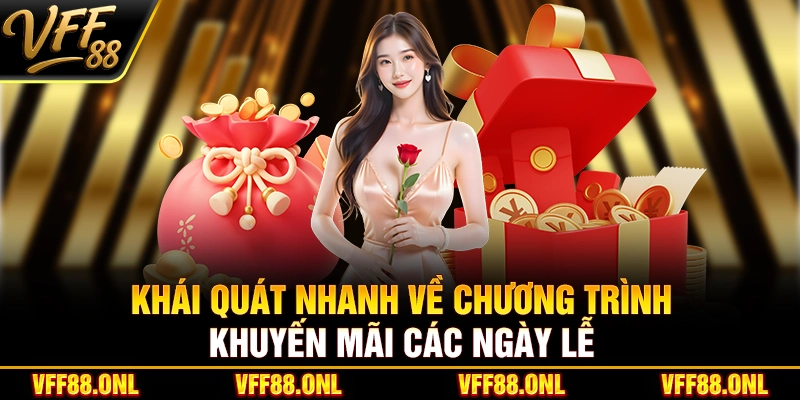 Khái quát nhanh về chương trình khuyến mãi các ngày lễ